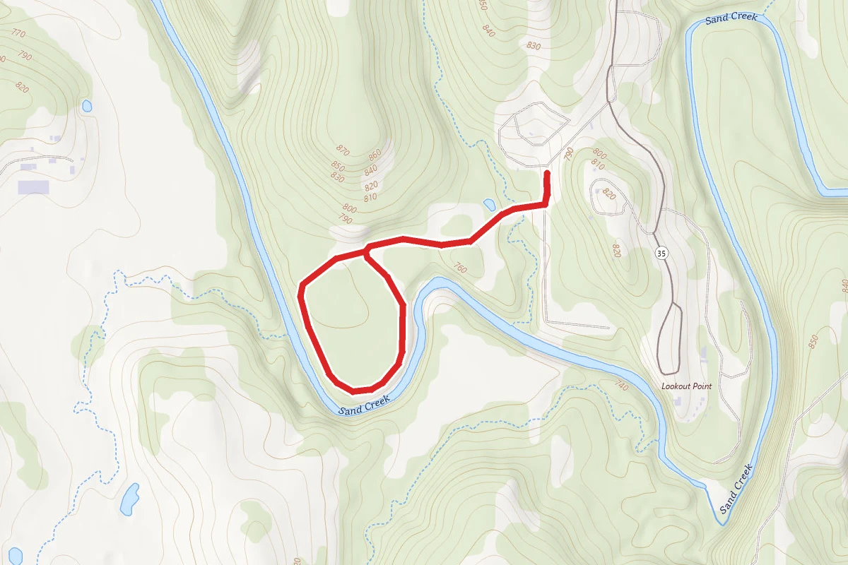 Osage Hills Creek Loop Trail