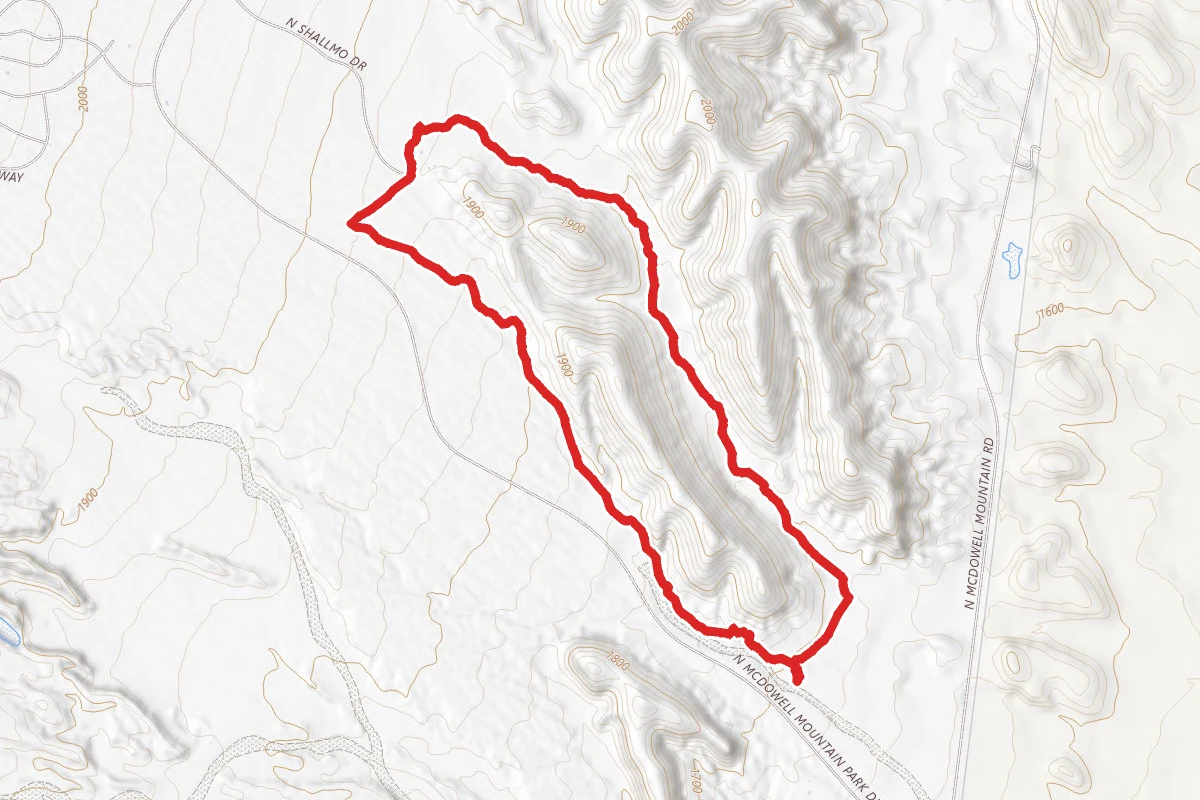 Shallmo Wash, Scenic and Cinch Trail
