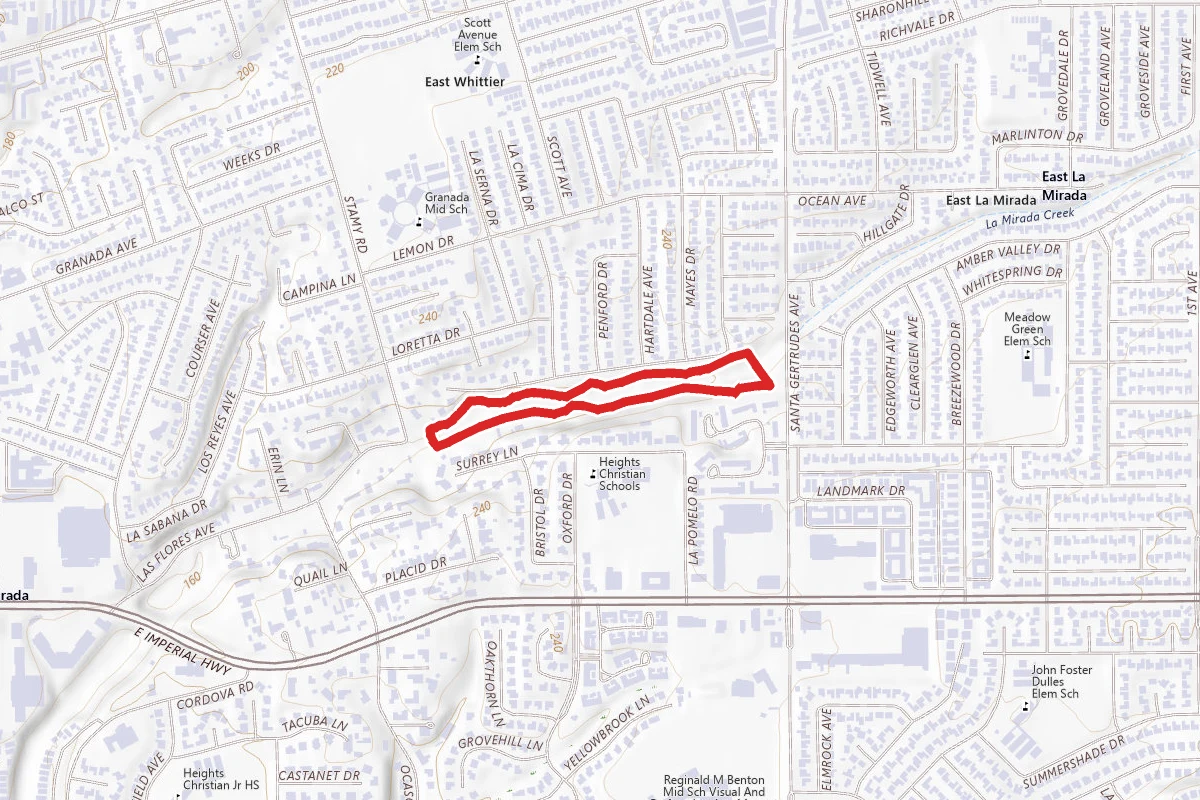 La Mirada Creek Park Loop