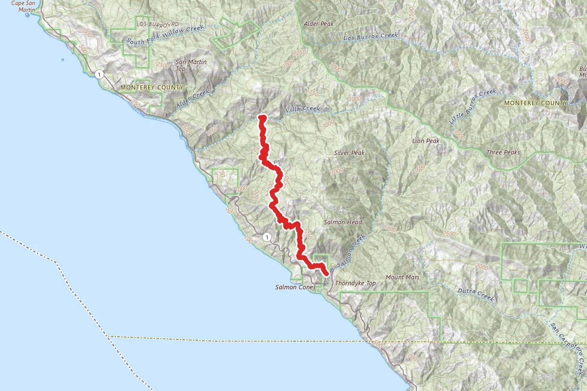Buckeye Trail to Villa Creek