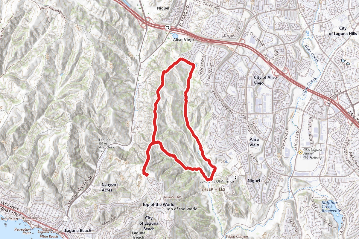 West Ridge, Wood Canyon and Oak Grove Loop