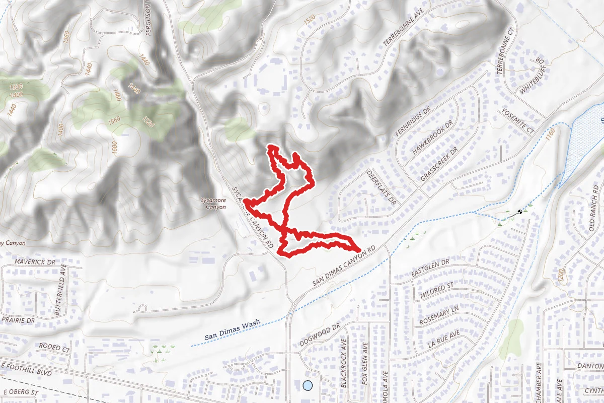 San Dimas Canyon Park Trail