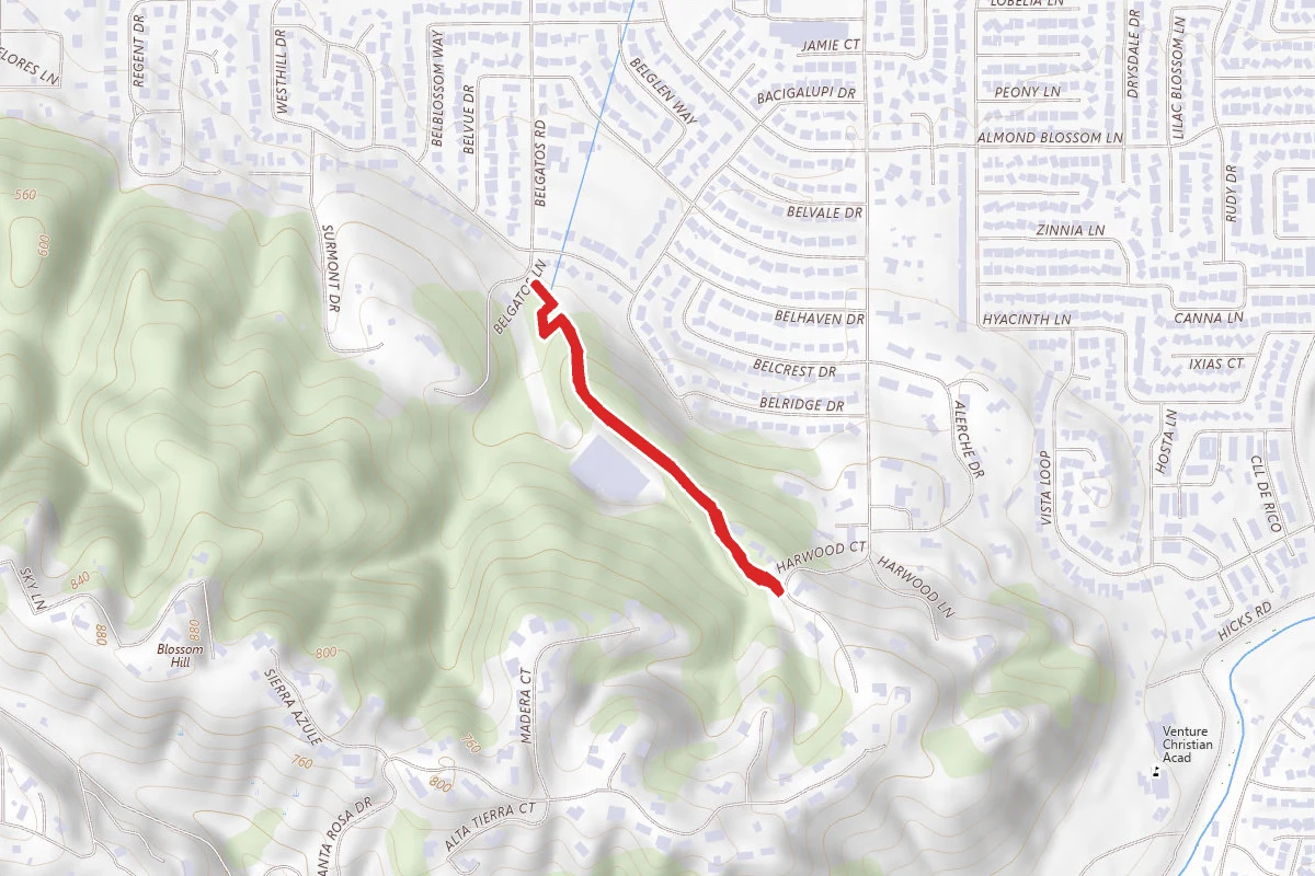 Belgatos Park Ridge Trail