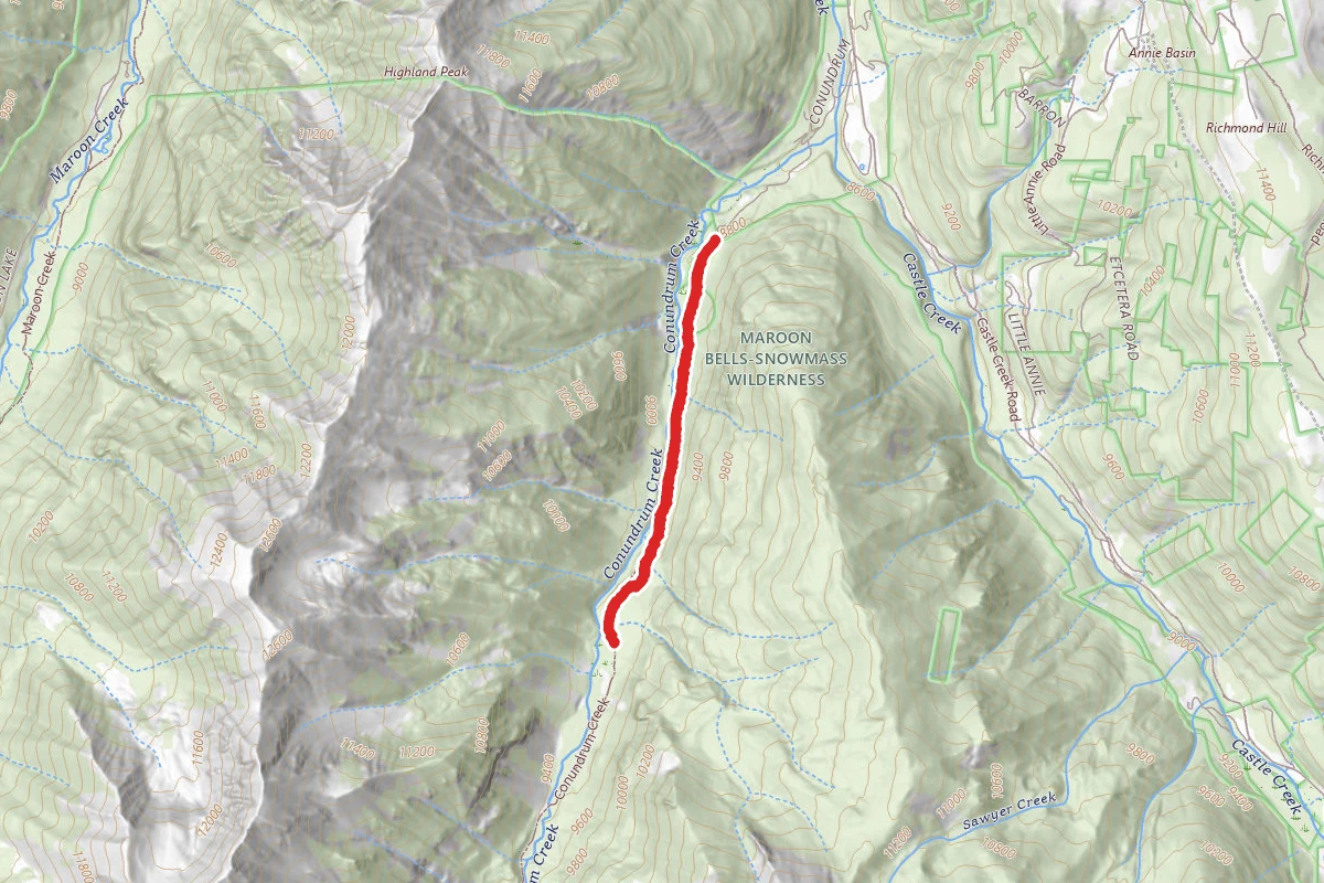 Conundrum Creek Day Hike
