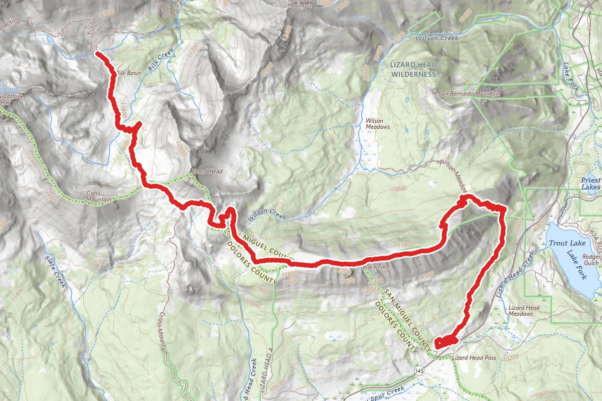Lizard Head Trail