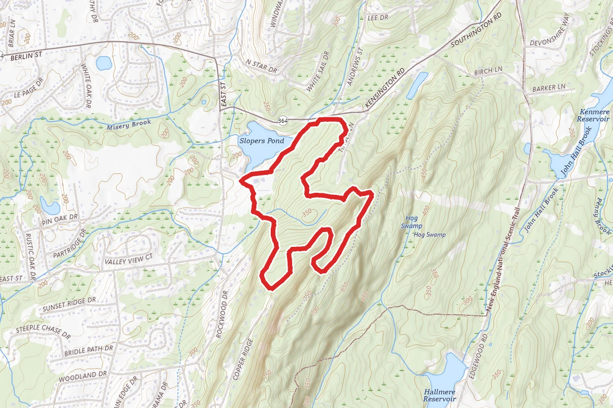 YMCA Camp Sloper White and Black Trail Loop