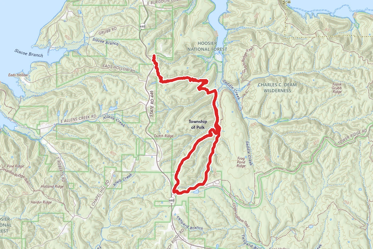 Hayes Trail and Grubb Ridge Loop