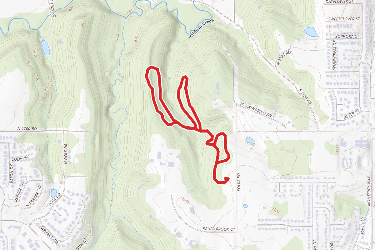 Lawrence Nature Park Loop Trail