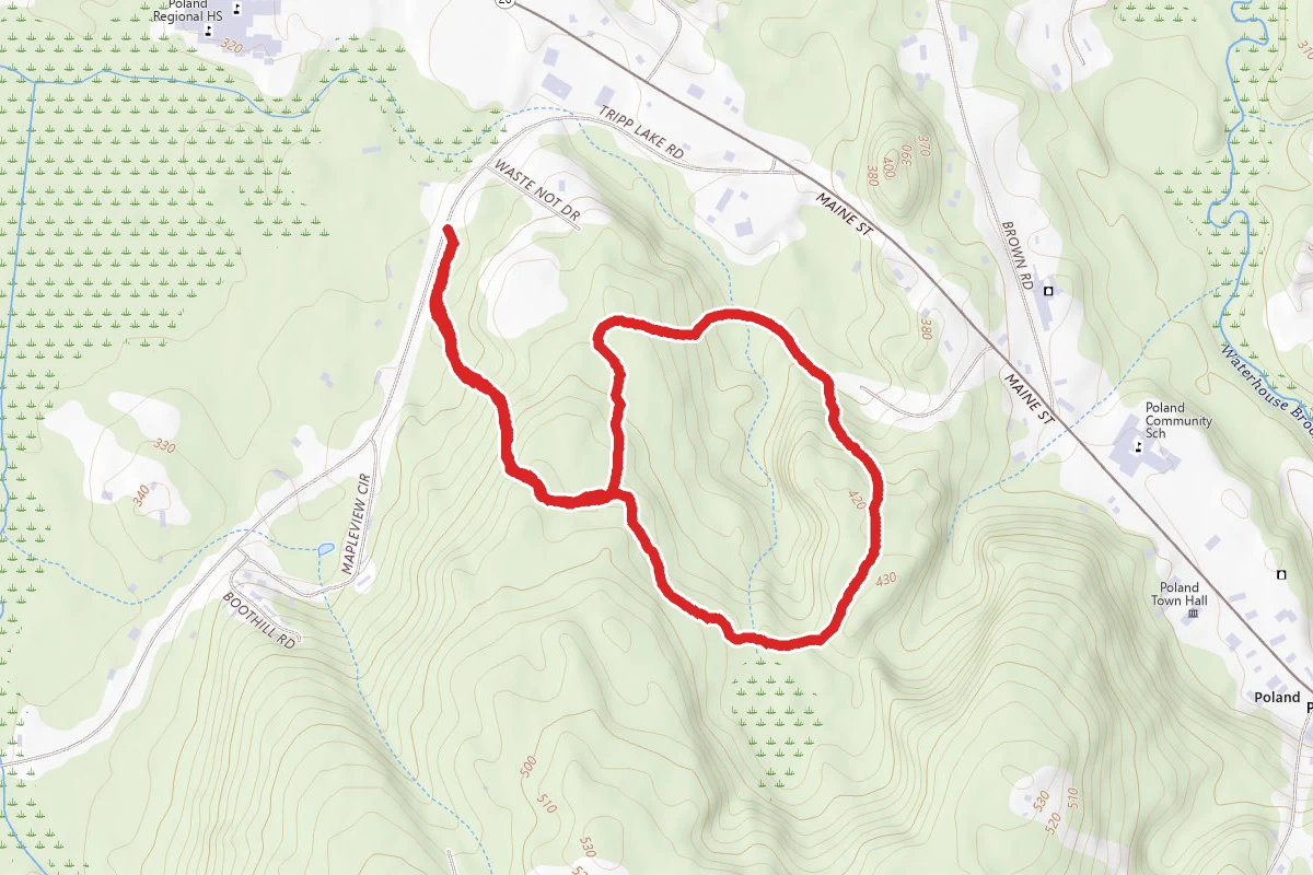 Huntress and White Oak Trail Loop