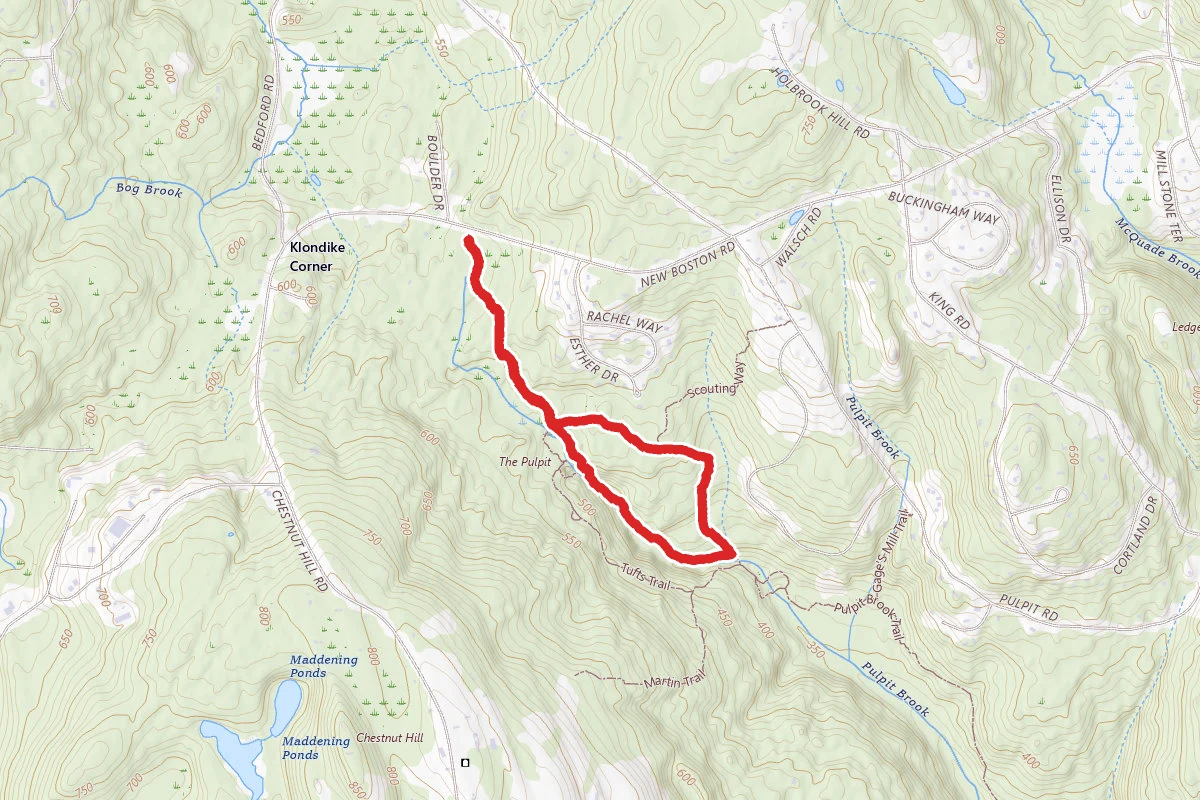 Kannard Trail to Campbell and Ravine Trail Loop