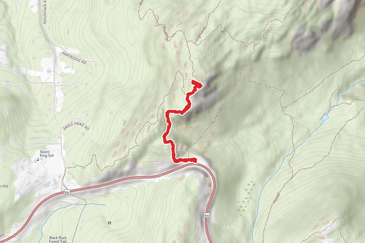 Butter Hill via Orange and Yellow Trail