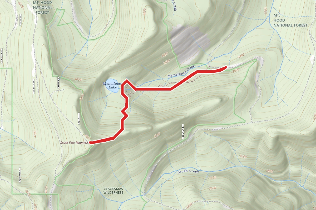 Memaloose Lake & South Fork Mountain Trail