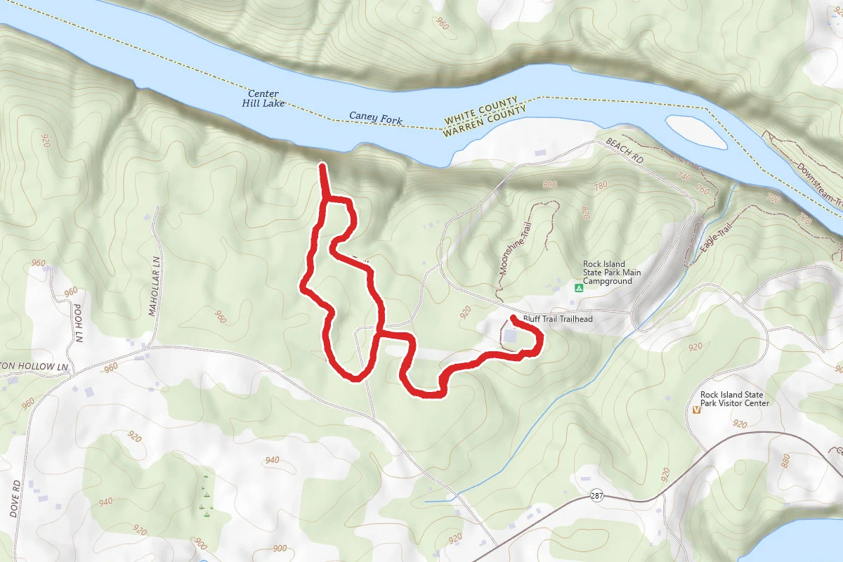 Rock Island Bluff Trail