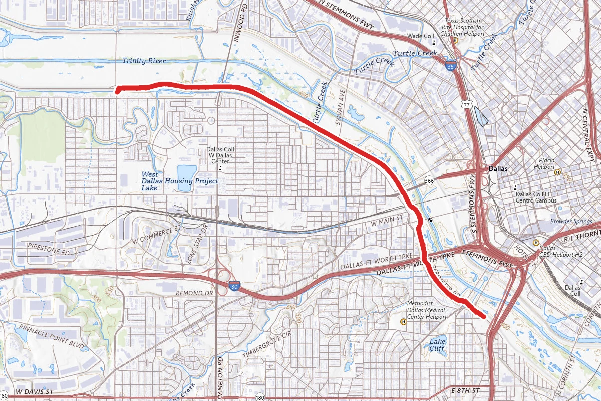 Trinity Levee Trail