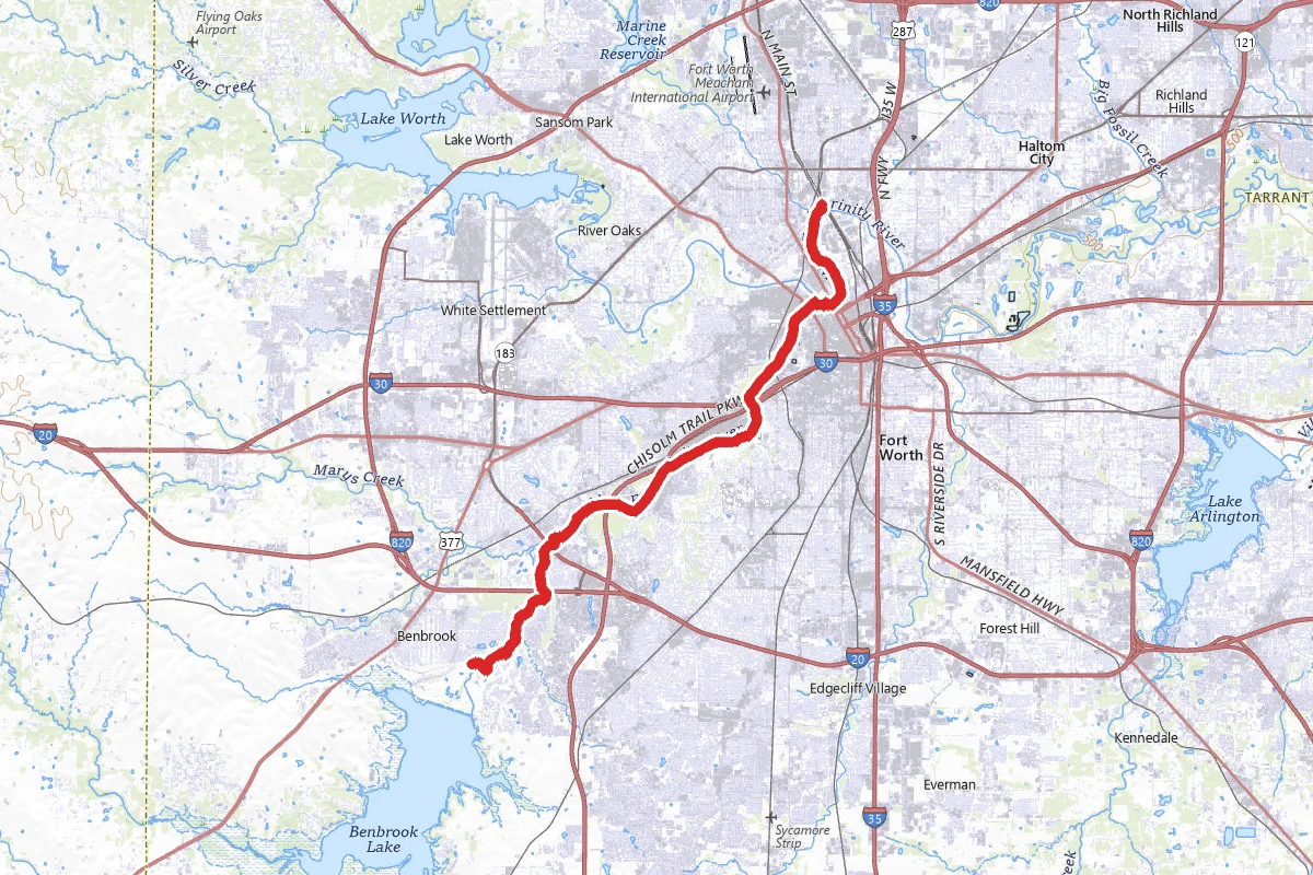 Trinity River Trail (Eastside)