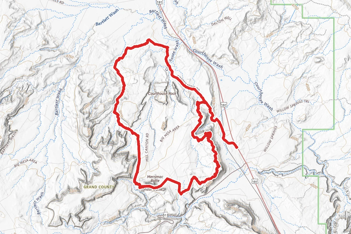 Sevenmile Rim OHV Route