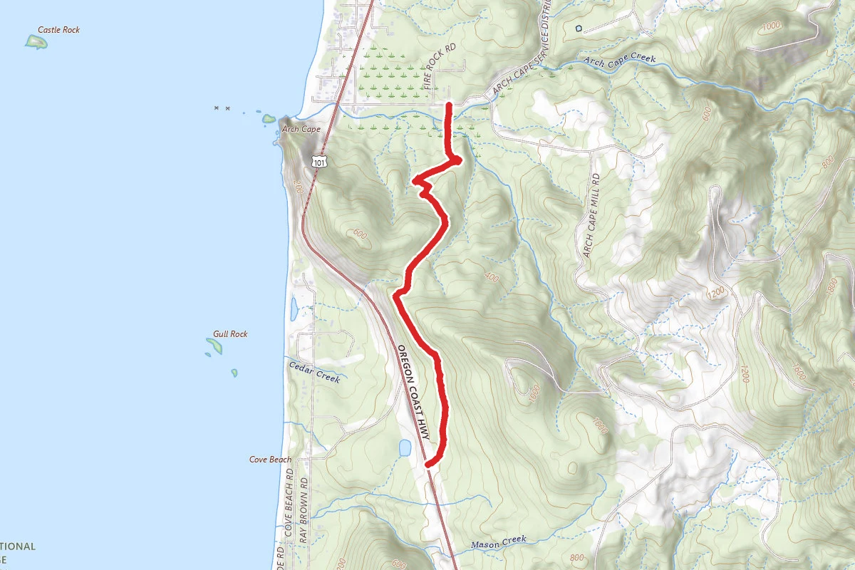 Neahkahnie Mountain via Oregon Coast Trail