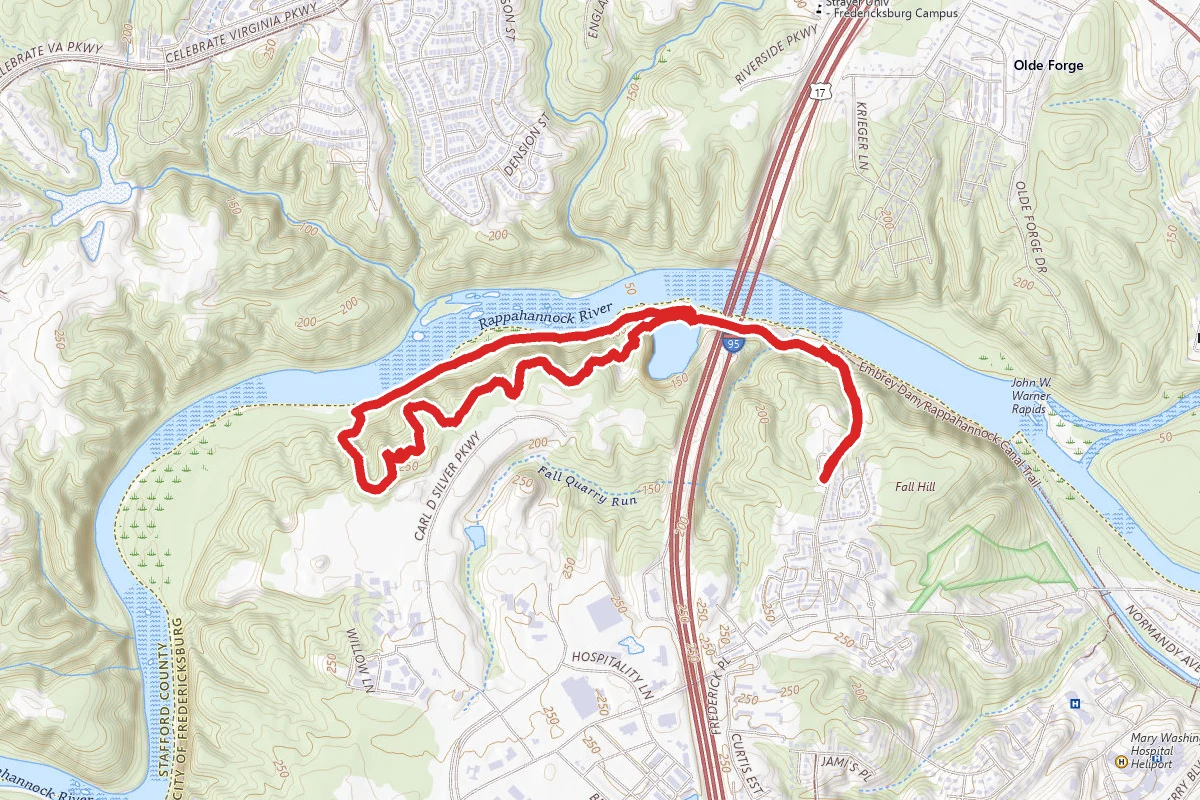 USGS, Big Bill, and Ridgeline Trails Loop