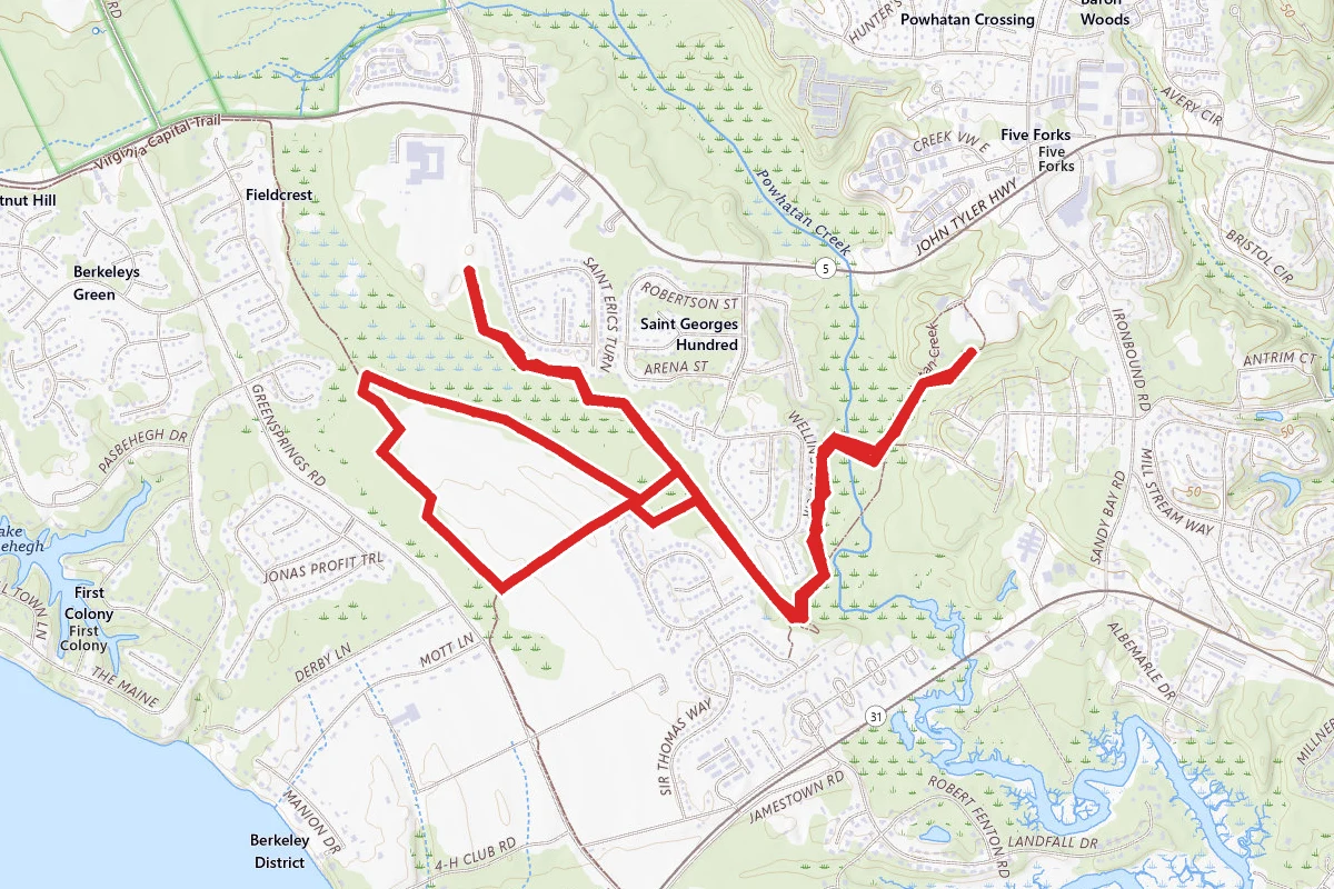 Greensprings Greenway Trails