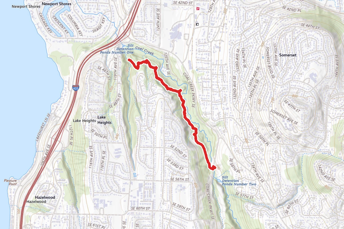 Coal Creek Trail to South Fork Coal Creek