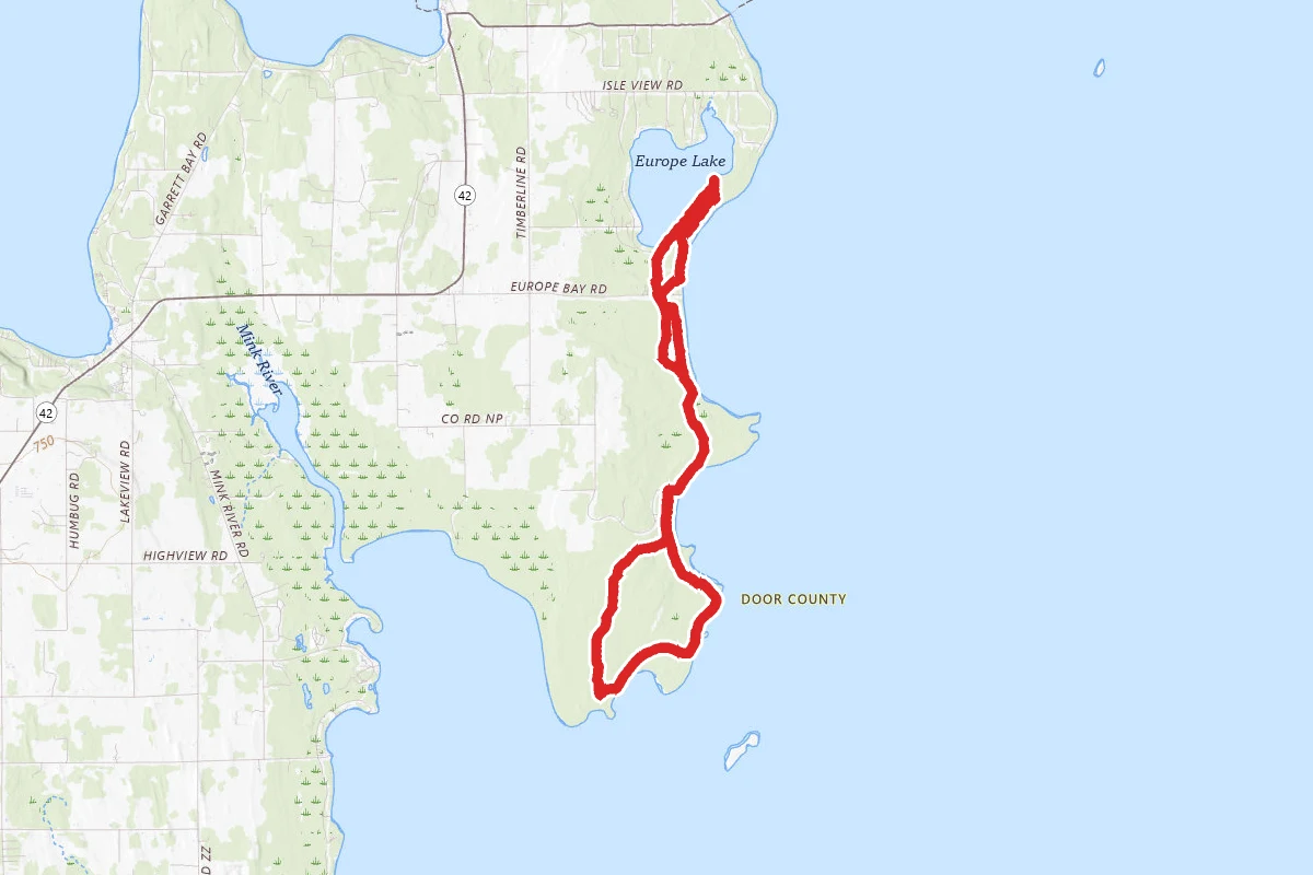 Europe Bay Trail Loop