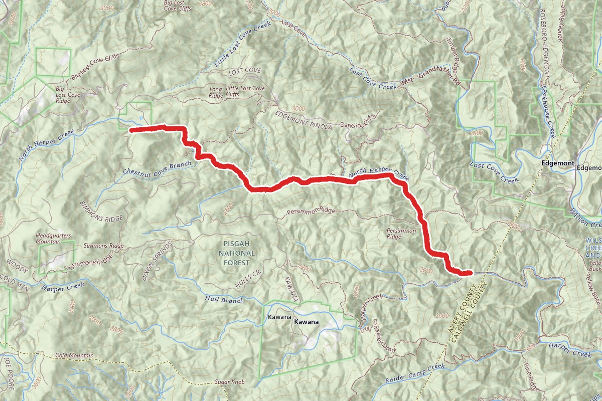 North Harper Creek Trail