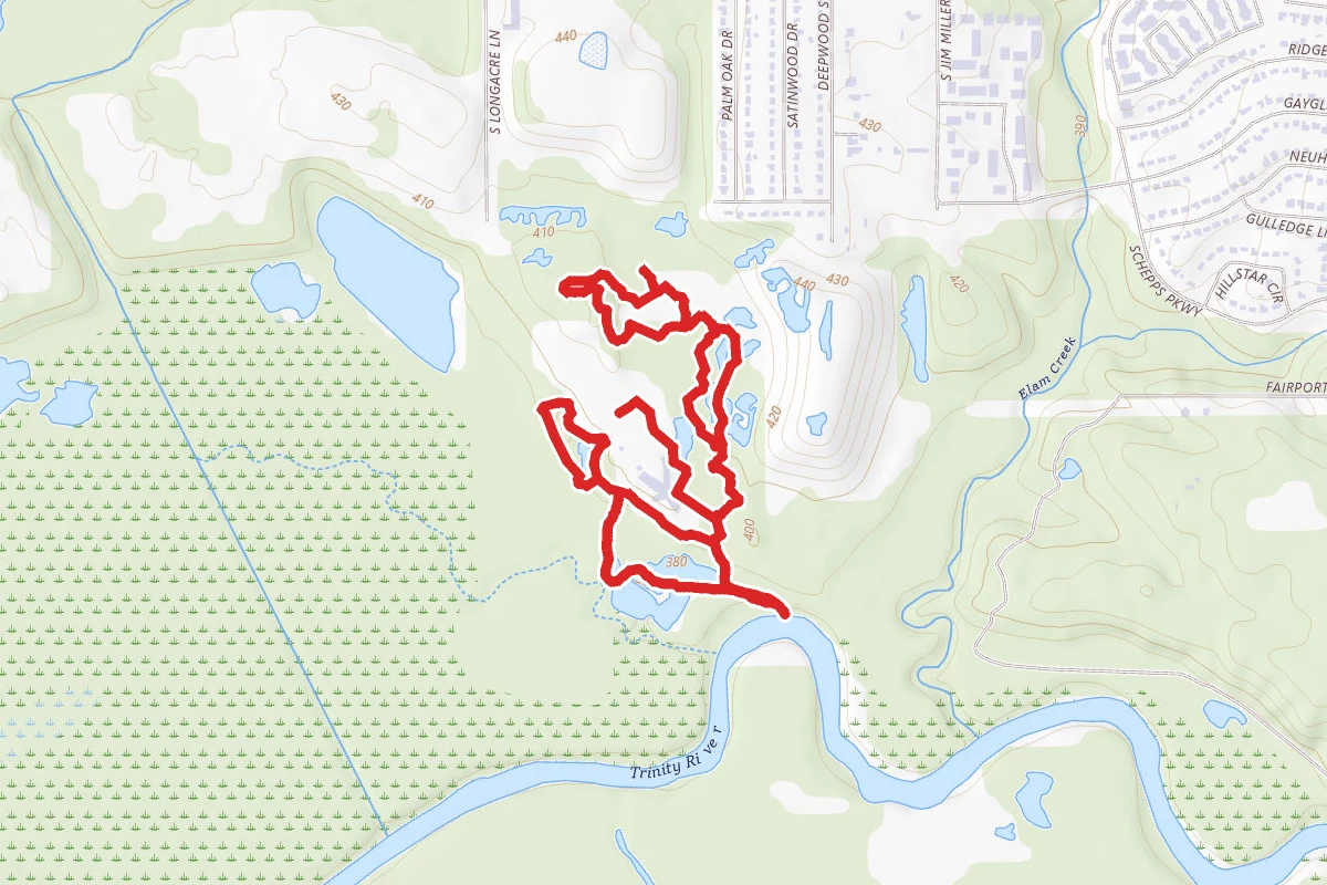 Trinity River Audubon Center Trail
