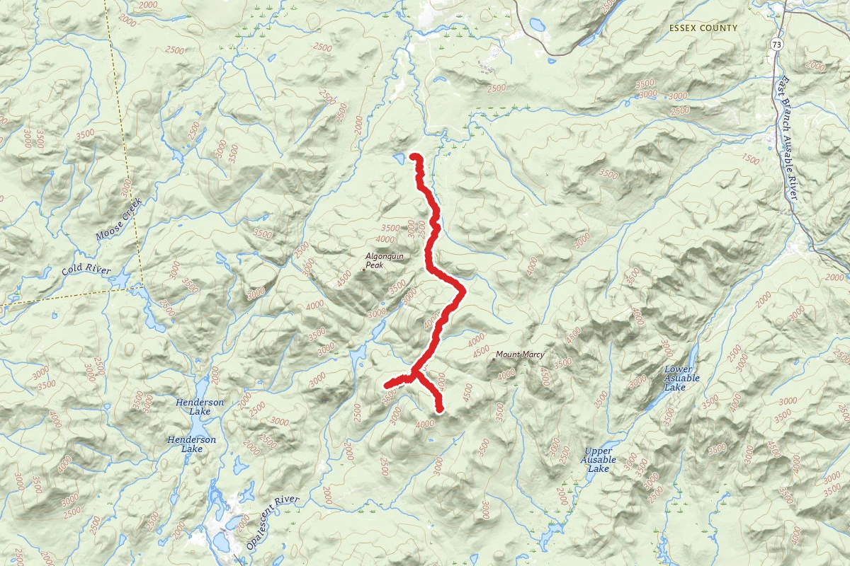 Mount Redfield and Cliff Mountain Trail