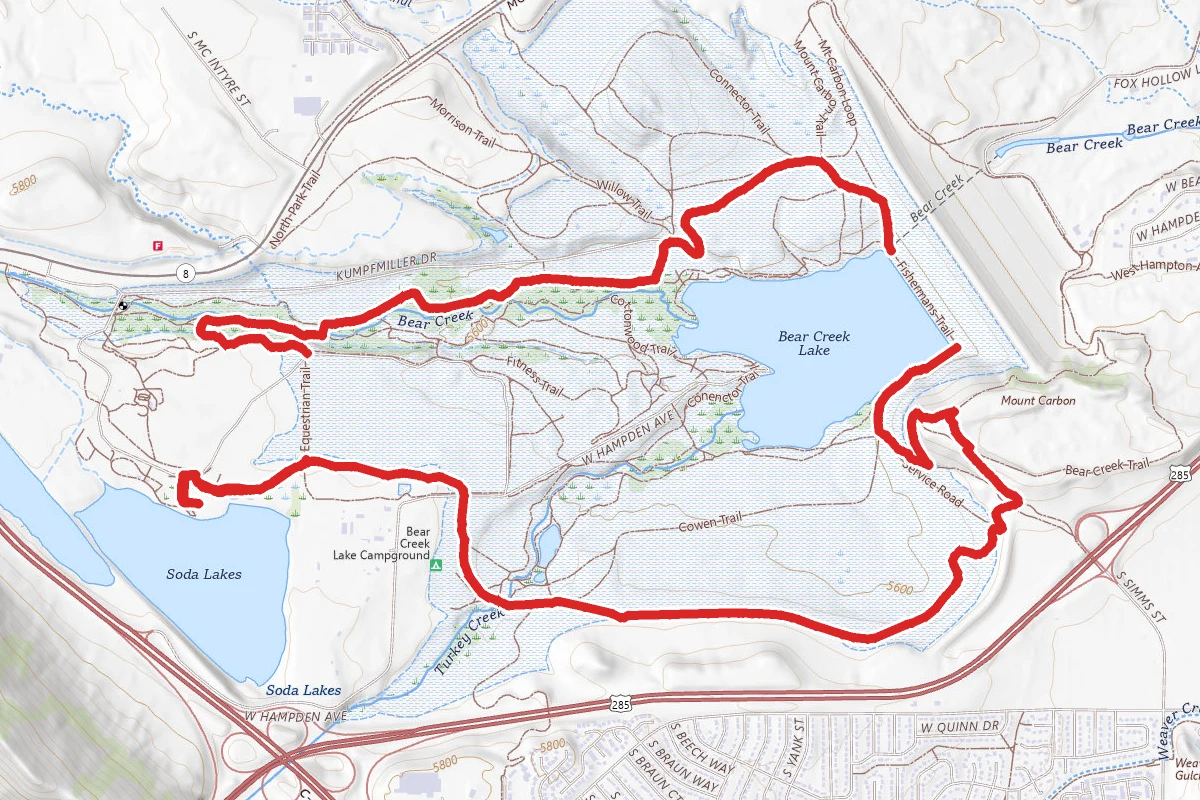 Bear Creek and Mount Carbon Trail Loop