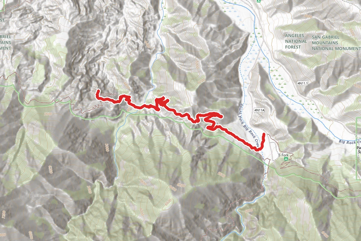 South Fork Road to Devil's Chair