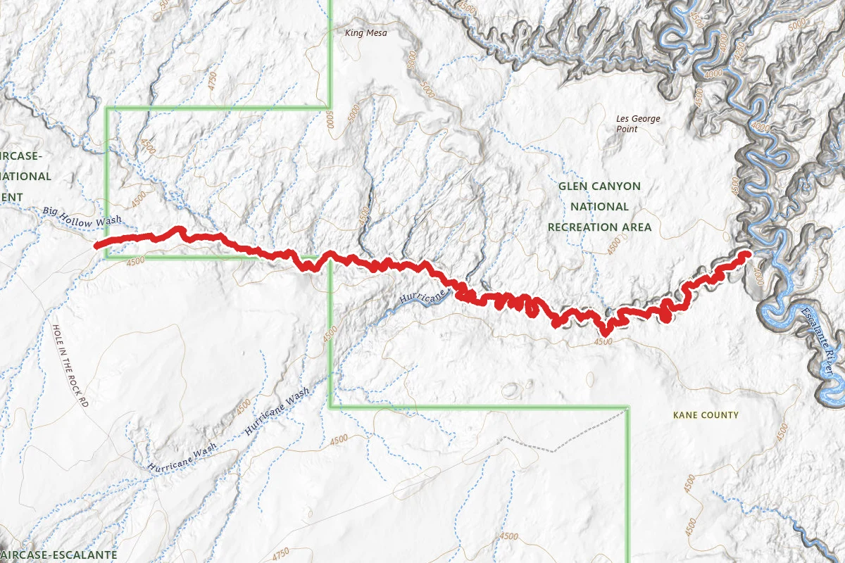 Red Well to Coyote Gulch