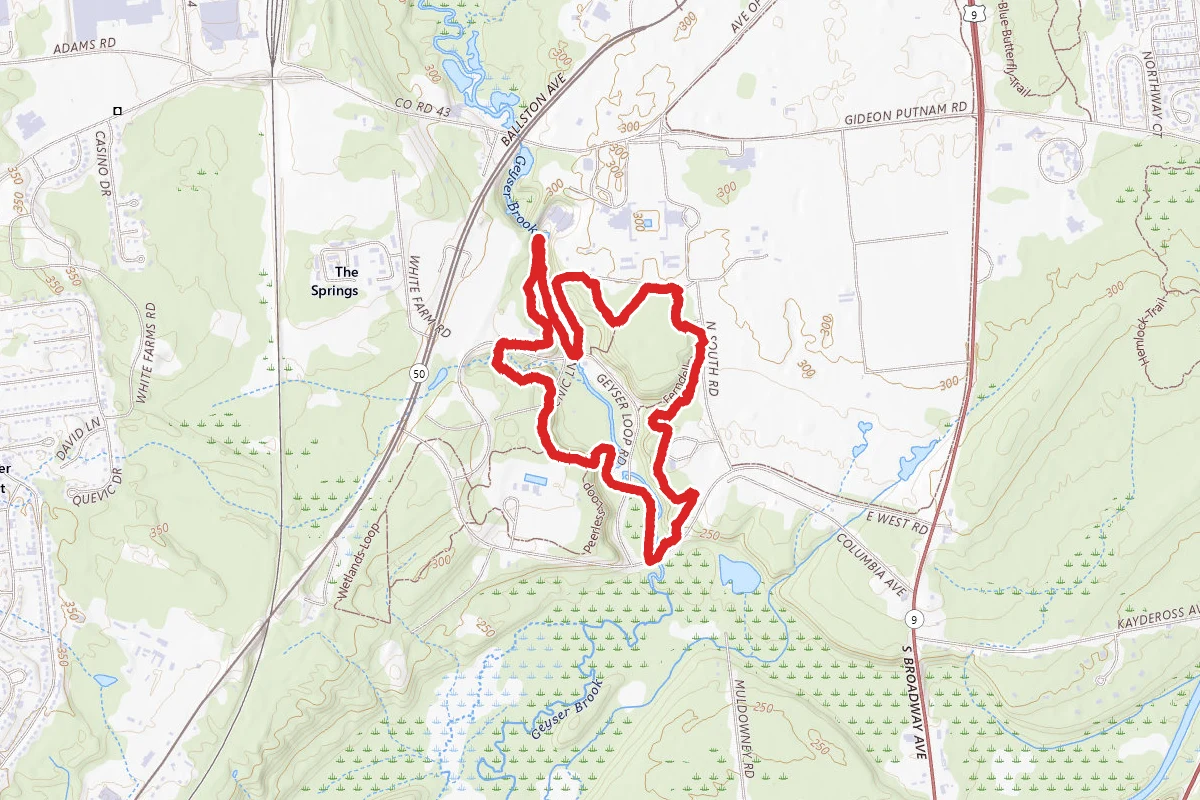 Five Mile and Geyser Trail