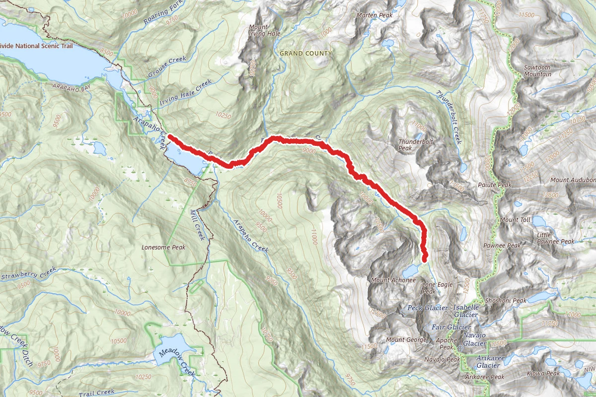 Cascade Creek Trail to Mirror Lake and Crater Lake