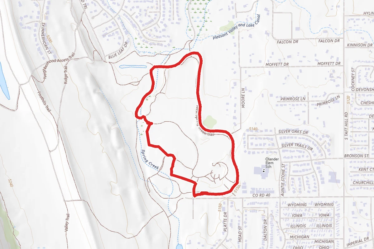 Spring Creek Park Trail