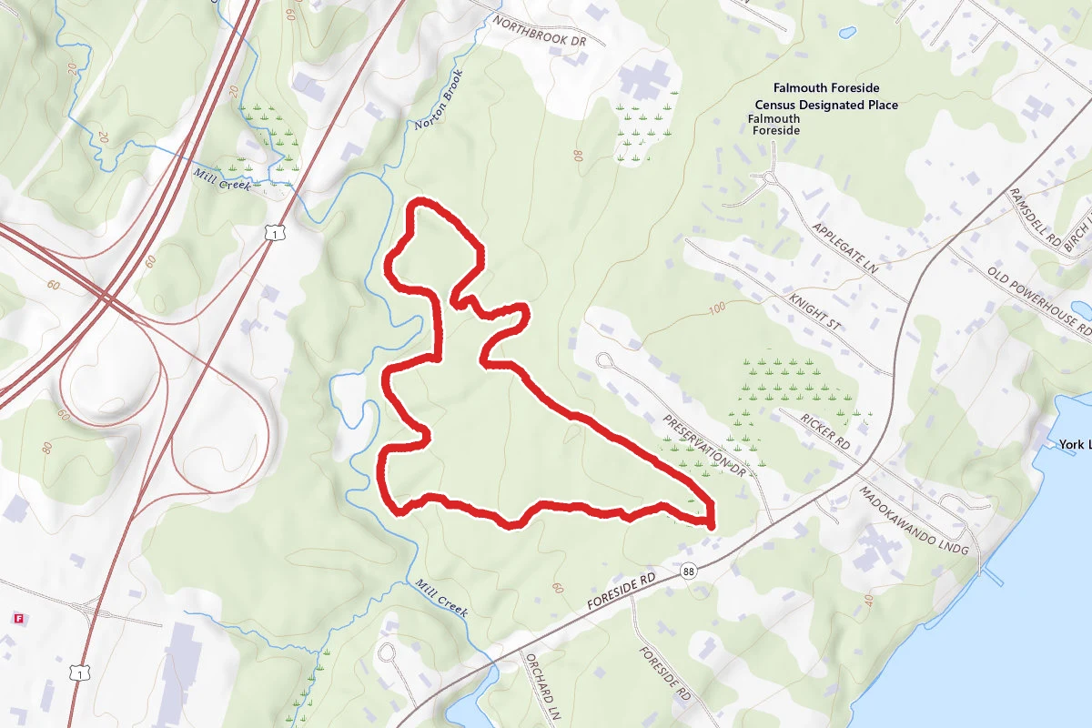 Falmouth Nature Preserve Trail