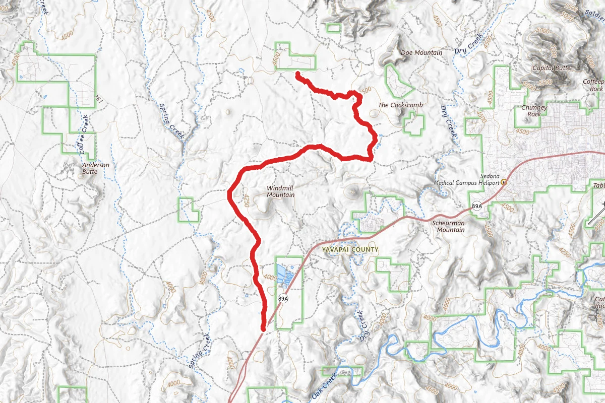 Diamondback Gulch OHV Trail