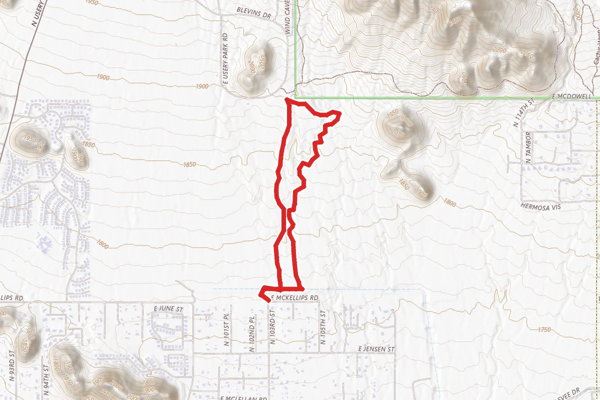 Amigos Wash Trail