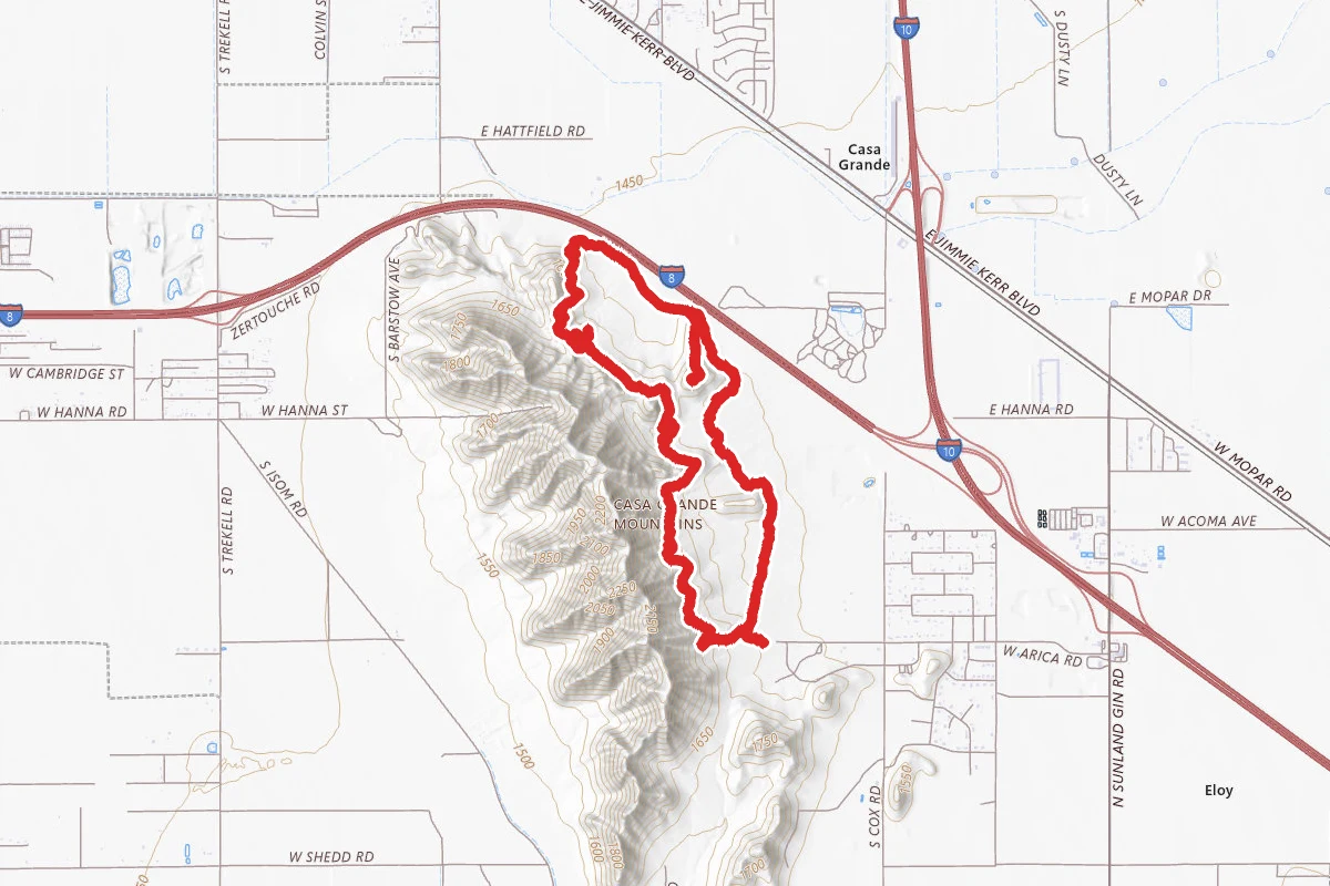 Spine Trail to Ridge Trail Loop