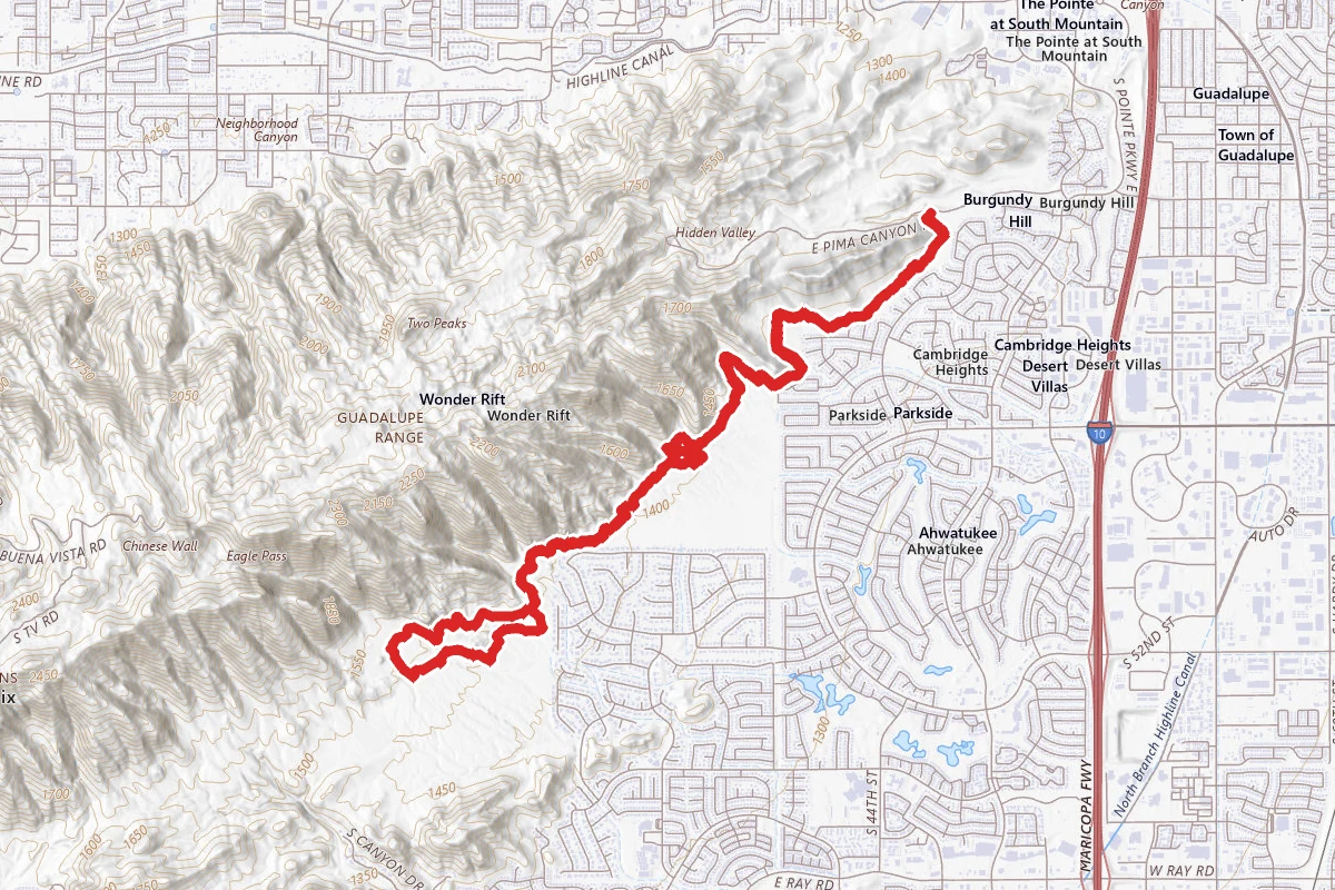 Desert Classic to Double Secret Loop
