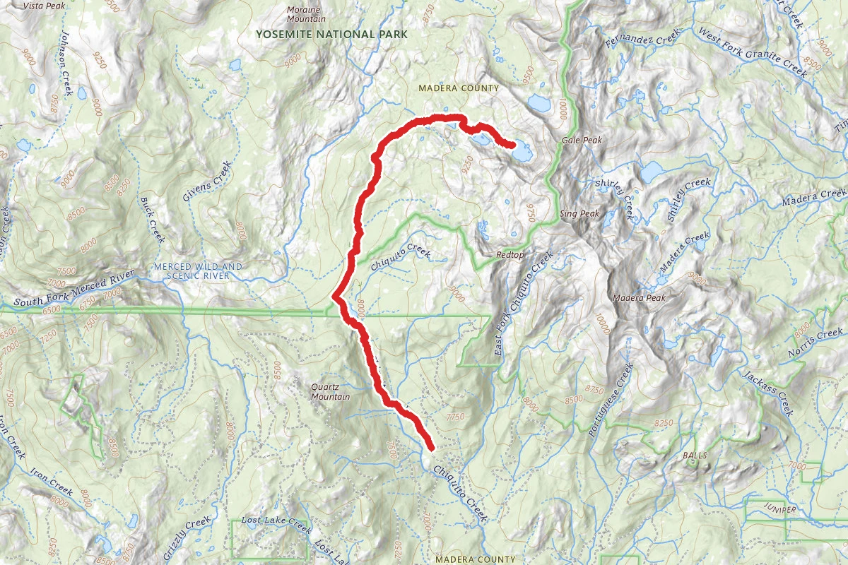 Chain Lakes Trail