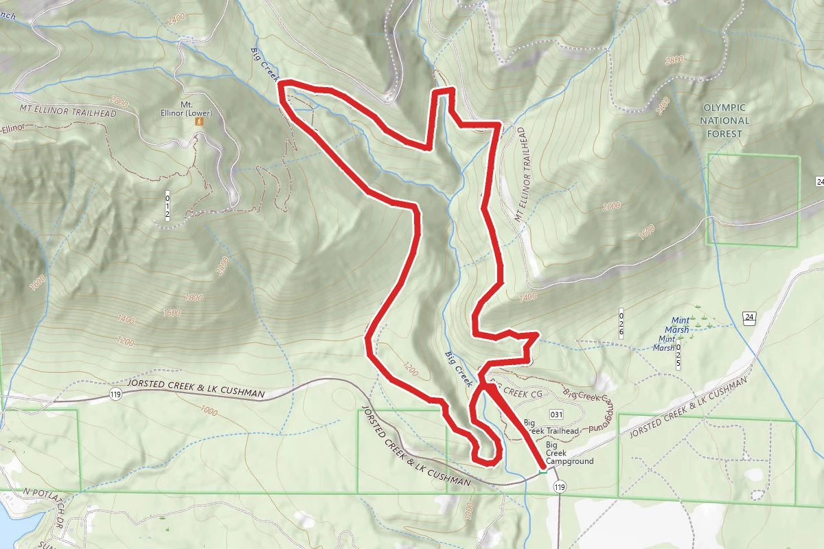 Upper Big Creek Loop Trail