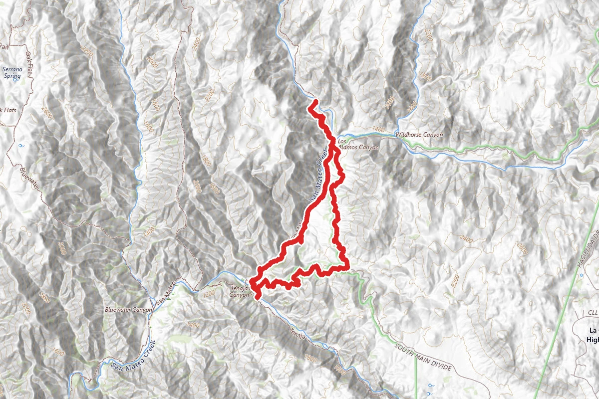 Fisherman's Camp Loop and Tenaja Falls