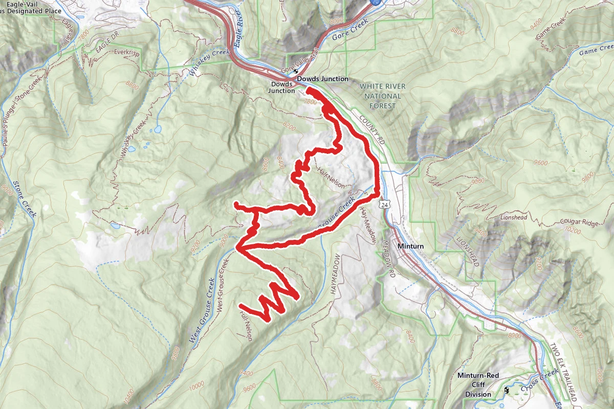 Meadow Mountain, Line Shack, and Grouse Creek Loop