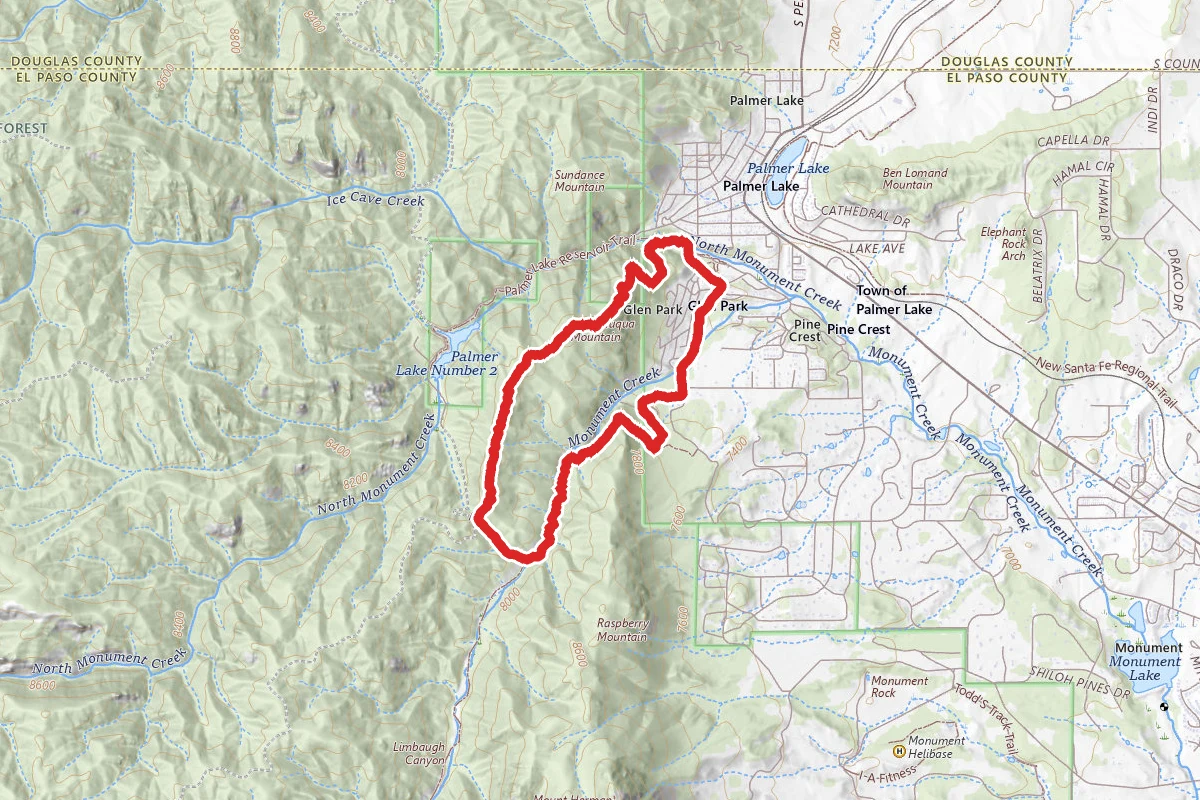 Chautauqua Mountain and Pack Trail #715 Loop