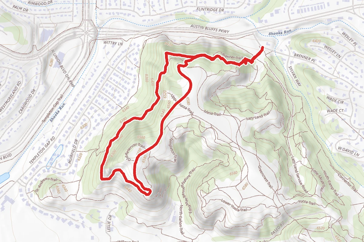 Templeton, Mesa and Yucca Trail Loop