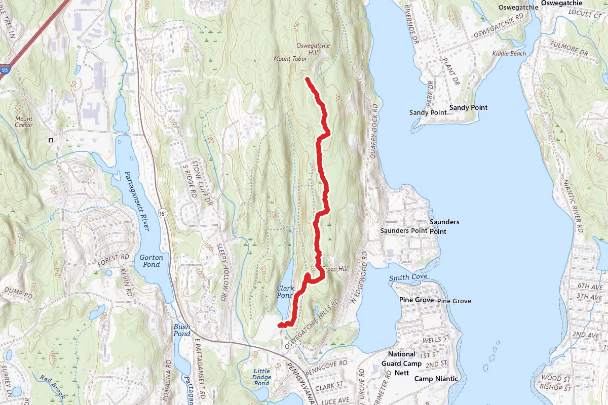 Oswegathie Hills Blue Trail