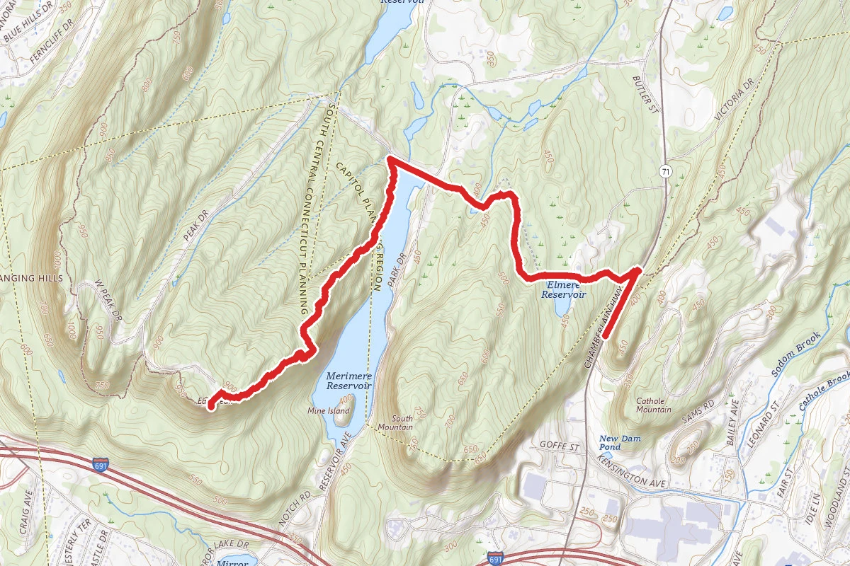 Cat-Hole Pass to Castle Craig