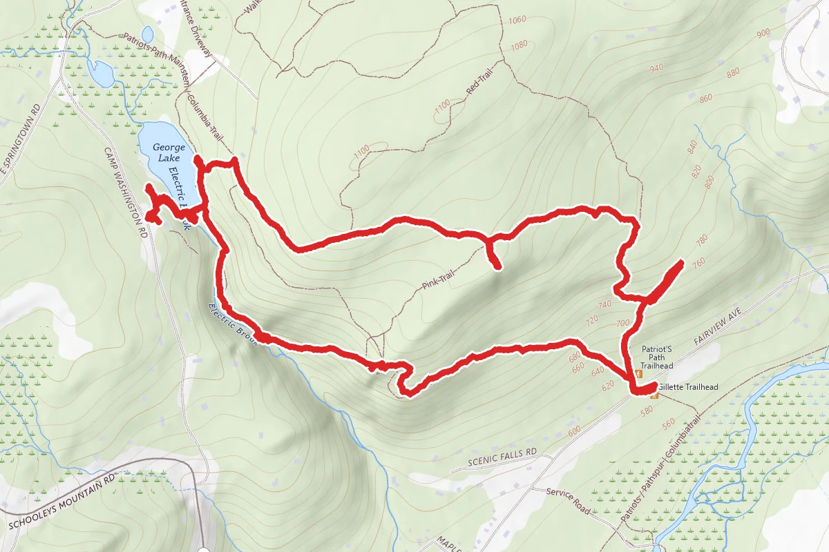 Schooley's Mountain Boulder Gorge Loop Trail