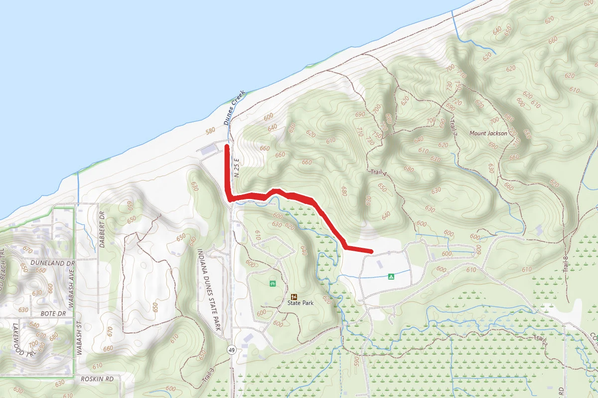 Beach Trail to Waverly Beach
