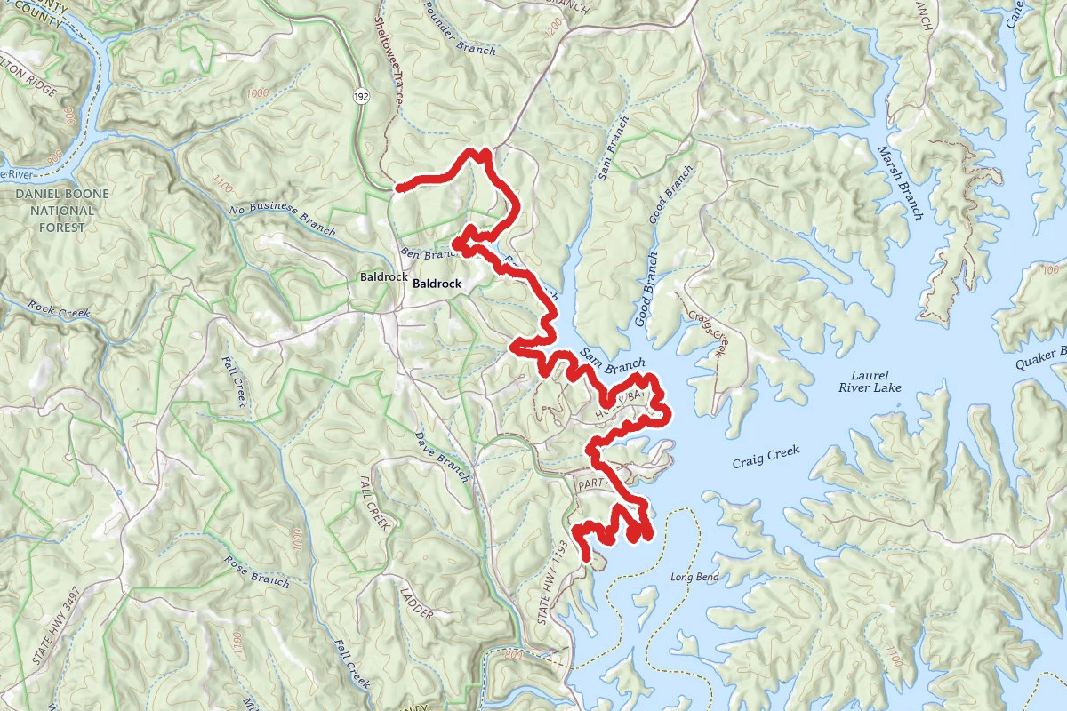 Holly Bay Campground via Sheltowee Trace